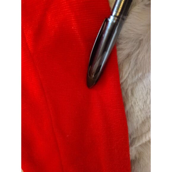 BCBG MAXAZRIA 100% Merino Wool Sweater Size Small Red Fall Winter RN80734 - Picture 3 of 5